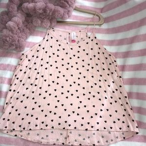 No Boundaries Heart Tank Top Size XL